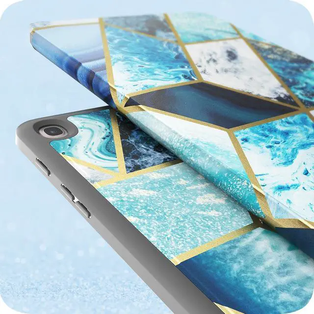 Alt view image 3 of 6 - i-Blason Case Designed for Galaxy Tab A 10.1 (SM-T510/T515) 2019, [Cosmo] Full-Body Protection with Built-in Screen Protector Case for Samsung Galaxy Tab A 10.1 2019 Release (Blue)