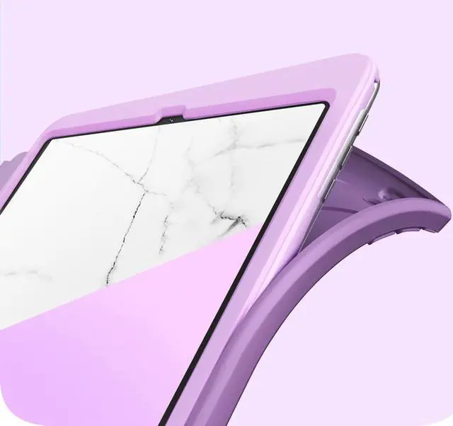 Alt view image 2 of 8 - i-Blason Case Designed for Galaxy Tab A 10.1 (SM-T510/T515) 2019, [Cosmo] Full-Body Protection with Built-in Screen Protector Case for Samsung Galaxy Tab A 10.1 2019 Release (Purple)
