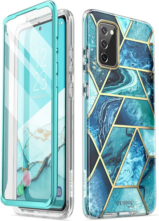 Main image of i-Blason Cosmo Series Designed for Samsung Galaxy S20 FE 5G Case (2020 Release), [Built-in Screen Protector] Slim Stylish Protective Case (Ocean)