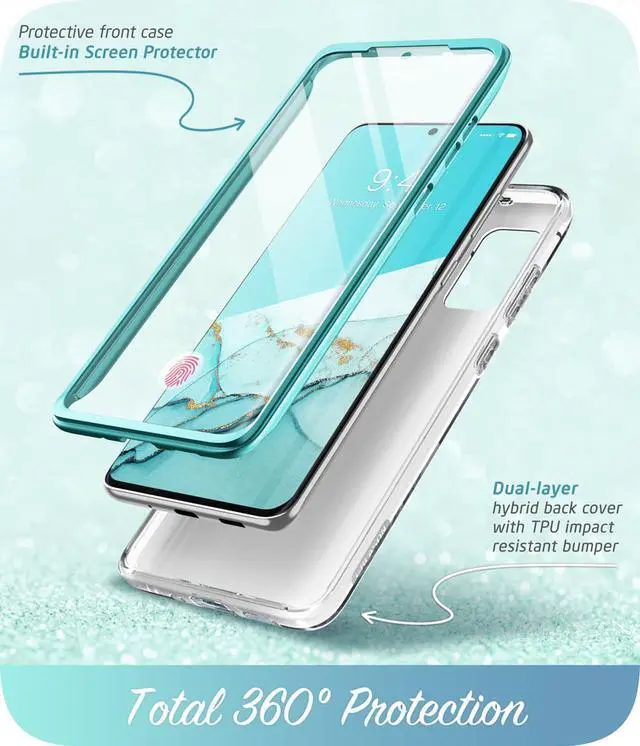 Alt view image 5 of 7 - i-Blason Cosmo Series Designed for Samsung Galaxy S20 FE 5G Case (2020 Release), [Built-in Screen Protector] Slim Stylish Protective Case (Ocean)
