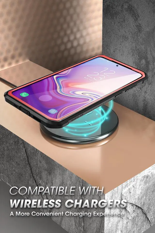 Alt view image 5 of 8 - Unicorn Beetle Pro Series Designed for Samsung Galaxy S20 FE 5G Case (2020 Release), Full-Body Dual Layer Rugged Holster & Kickstand Case with Built-in Screen Protector (Red)