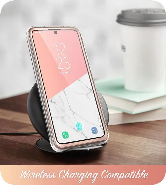 Alt view image 7 of 7 - i-Blason Cosmo Series Case for Samsung Galaxy A51 5G [Not Fit Galaxy A51 4G Version], Slim Stylish Full-Body Protective Case with Built-in Screen Protector (Marble)