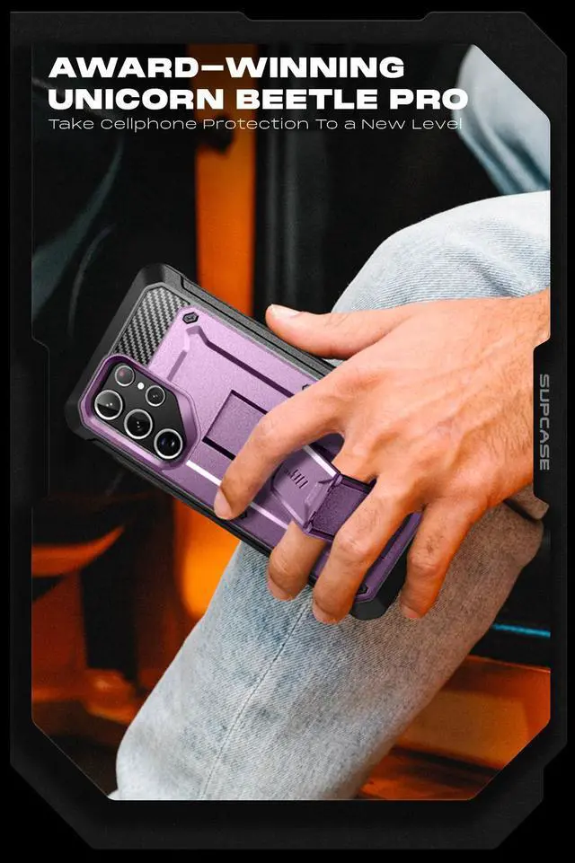 Alt view image 6 of 7 - Galaxy S22 Ultra Unicorn Beetle PRO Rugged Case