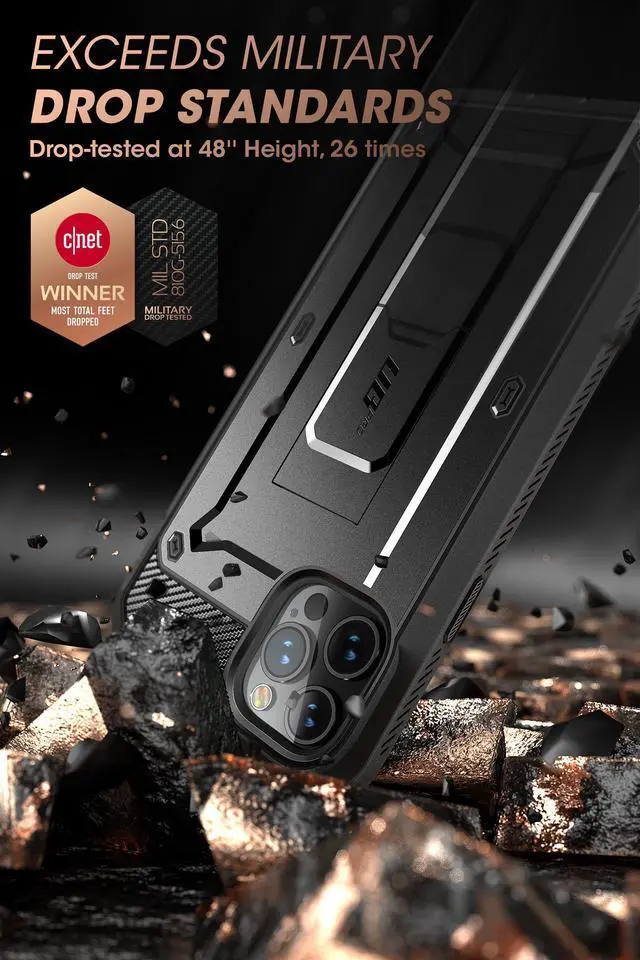 Alt view image 2 of 7 - iPhone 13 Pro Max 6.7 inch Unicorn Beetle Pro Rugged Case