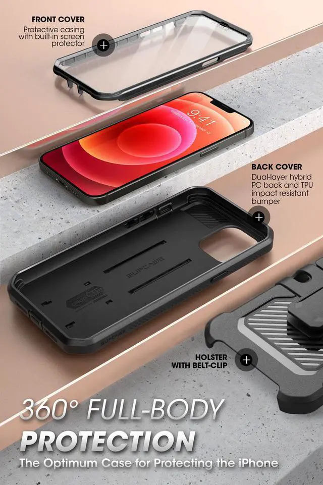 Alt view image 4 of 7 - iPhone 13 Pro Max 6.7 inch Unicorn Beetle Pro Rugged Case