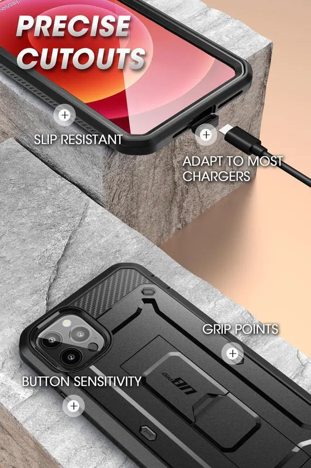 Alt view image 5 of 7 - iPhone 13 Pro Max 6.7 inch Unicorn Beetle Pro Rugged Case