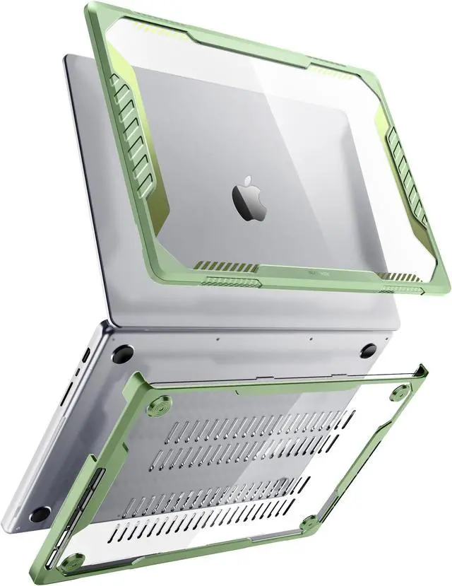 Alt view image 2 of 7 - MacBook Pro 14 inch (2021) Unicorn Beetle Case Cover BBGreen