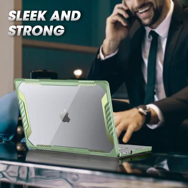 Alt view image 7 of 7 - MacBook Pro 14 inch (2021) Unicorn Beetle Case Cover BBGreen