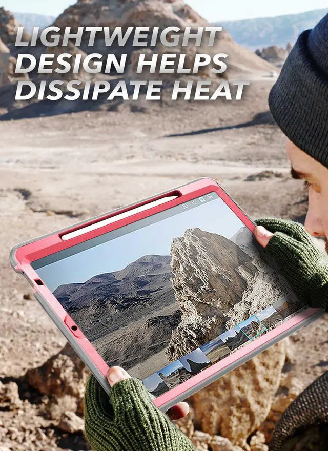 Alt view image 6 of 8 - SUPCASE For iPad Air 4 Case 10.9" (2020 Release) UB PRO Full-body Rugged Cover Case WITH Built-in Screen Protector & Kickstand