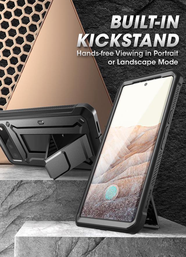 Alt view image 6 of 7 - Google Pixel 6Pro (2021) Unicorn Beetle PRO Rugged Holster