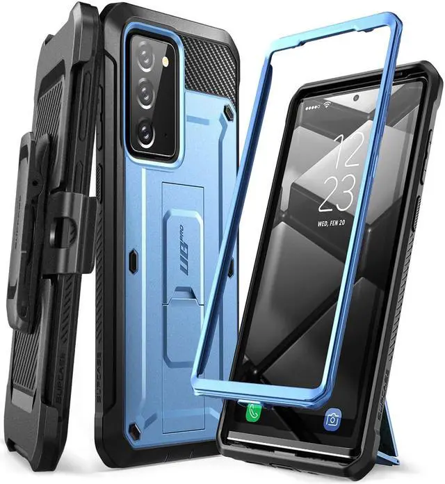 Alt view image 2 of 8 - SUPCASE For Samsung Galaxy Note 20 Case 6.7 inch (2020) UB Pro Full-Body Rugged Holster Cover WITHOUT Built-in Screen Protector