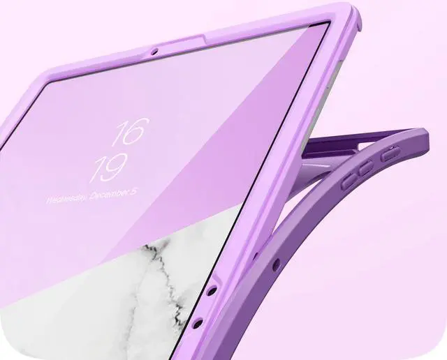 Alt view image 4 of 6 - i-Blason Cosmo Case for Samsung Galaxy Tab S7 FE 12.4" 2021 Release Case, Full-Body Trifold with Built-in Screen Protector Protective Smart Cover with Auto Sleep/Wake & Pencil Holder (Ameth)