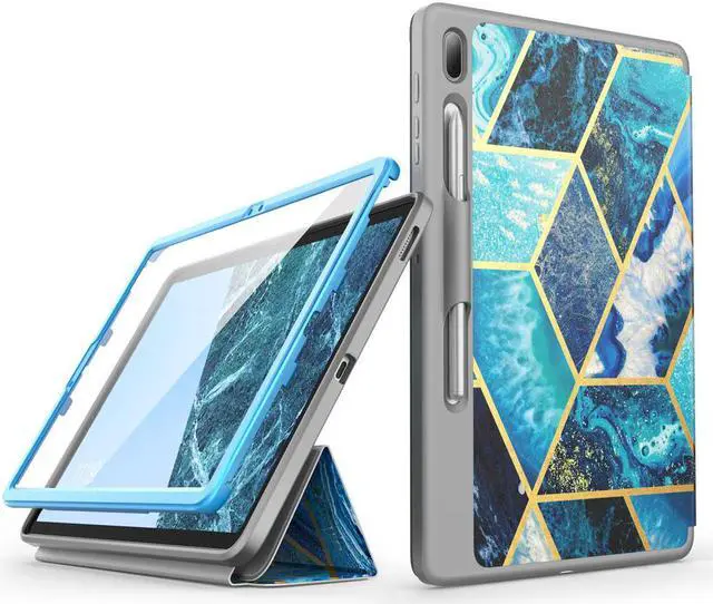 Main image of i-Blason Cosmo Case for Samsung Galaxy Tab S7 FE 12.4" 2021 Release Case, Full-Body Trifold with Built-in Screen Protector Protective Smart Cover with Auto Sleep/Wake & Pencil Holder (Ocean)
