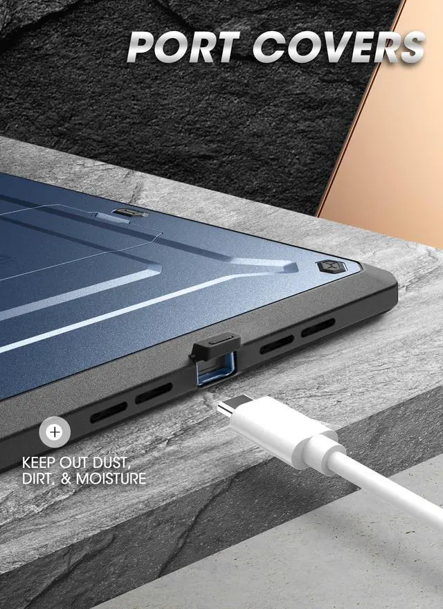 Alt view image 5 of 7 - SUPCASE Unicorn Beetle Pro Series Case for iPad Mini 6th Generation 8.3 Inch (2021 ), Support Apple Pencil Charging with Built-in Screen Protector Full-Body Rugged Kickstand Protective Case (Tilt)