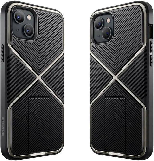 Alt view image 6 of 7 - i-Blason Infinity Series Case for iPhone 14 Plus 6.7 inch (2022 Release), Slim Full-Body Stylish Protective Case with Built-in Screen Protector(Black)
