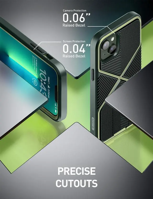 Alt view image 4 of 7 - i-Blason Infinity Series Case for iPhone 14 Plus 6.7  inch (2022 Release), Slim Full-Body Stylish Protective Case with Built-in Screen Protector(Jasper)
