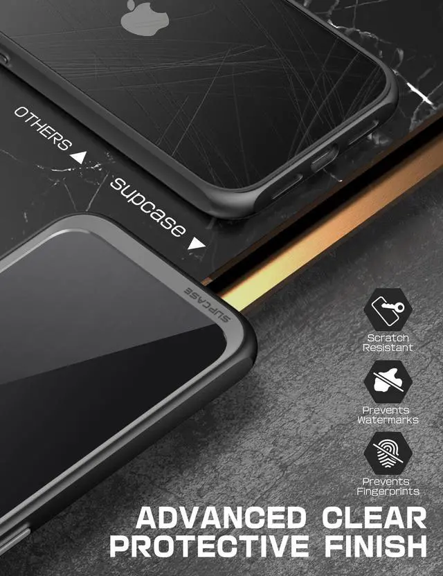 Alt view image 5 of 7 - SUPCASE Unicorn Beetle Style Series Case for iPhone 14 Case 6.1 inch (2022)/iPhone 13 Case 6.1 inch (2021), Premium Hybrid Protective Clear Case (Black)