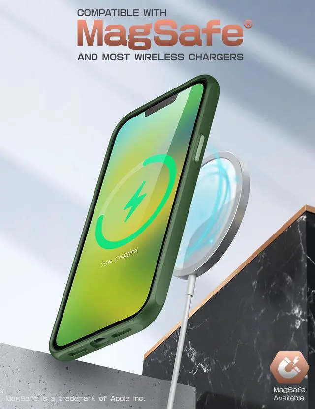 Alt view image 6 of 7 - SUPCASE Unicorn Beetle Style Series Case for iPhone 14 Case 6.1 inch (2022)/iPhone 13 Case 6.1 inch (2021), Premium Hybrid Protective Clear Case (Jasper)