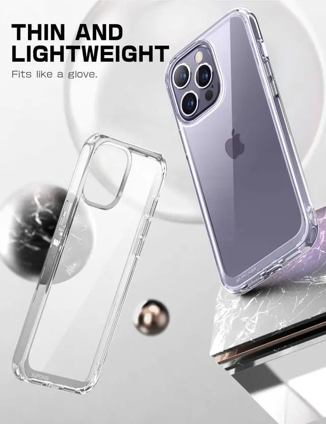 Alt view image 2 of 7 - SUPCASE Unicorn Beetle Style Case Designed for iPhone 14 Pro (2022 Release) 6.1 Inch, Premium Hybrid Protective Clear Case (Clear)