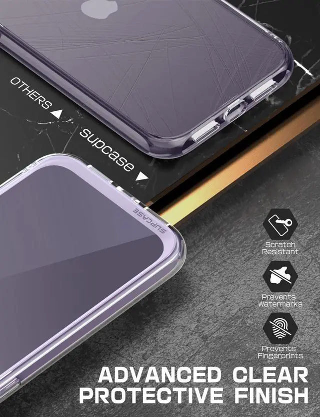 Alt view image 5 of 7 - SUPCASE Unicorn Beetle Style Case Designed for iPhone 14 Pro (2022 Release) 6.1 Inch, Premium Hybrid Protective Clear Case (Clear)