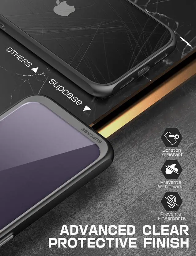 Alt view image 5 of 7 - SUPCASE Unicorn Beetle Style Case Designed for iPhone 14 Pro Max (2022 Release) 6.7 Inch, Premium Hybrid Protective Clear Case (Black)