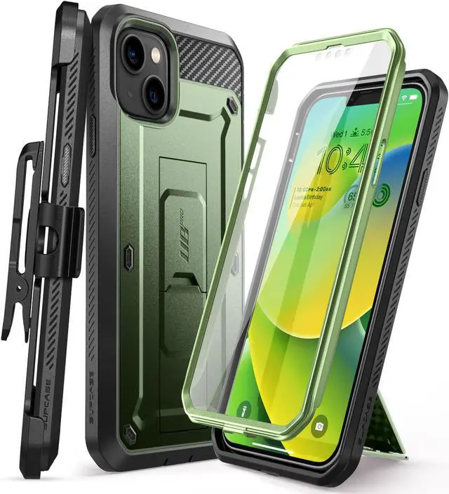 Main image of SUPCASE Unicorn Beetle Pro Series Case for iPhone 14 Plus (2022 Release) 6.7 Inch, Built-in Screen Protector Full-Body Rugged Holster Case (Guldan)