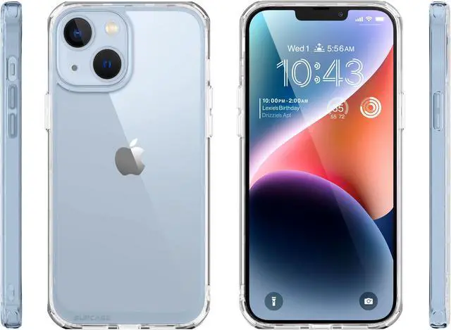 Alt view image 7 of 7 - SUPCASE Unicorn Beetle Style Series Case for iPhone 14 Plus (2022 Release) 6.7 Inch, Premium Hybrid Protective Clear Case (Clear)