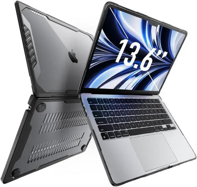 Main image of SUPCASE Unicorn Beetle Case for MacBook Air 13.6 Inch (2022) A2681 M2 Chip, Dual Layer Hard Shell Protective Cover for MacBook Air 13.6" with Touch ID (Black)