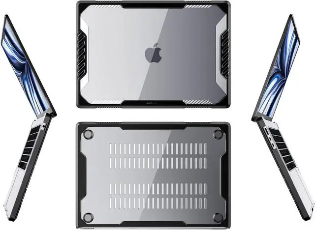 Alt view image 7 of 7 - SUPCASE Unicorn Beetle Case for MacBook Air 13.6 Inch (2022) A2681 M2 Chip, Dual Layer Hard Shell Protective Cover for MacBook Air 13.6" with Touch ID (Black)