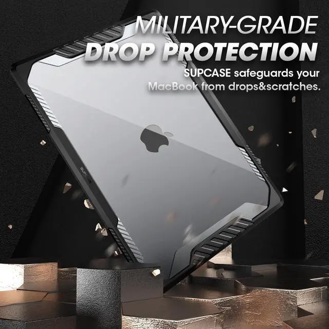 Alt view image 2 of 7 - SUPCASE Unicorn Beetle Case for MacBook Air 13.6 Inch (2022) A2681 M2 Chip, Dual Layer Hard Shell Protective Cover for MacBook Air 13.6" with Touch ID (Black)
