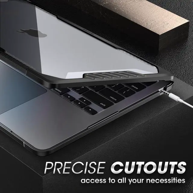Alt view image 4 of 7 - SUPCASE Unicorn Beetle Case for MacBook Air 13.6 Inch (2022) A2681 M2 Chip, Dual Layer Hard Shell Protective Cover for MacBook Air 13.6" with Touch ID (Black)