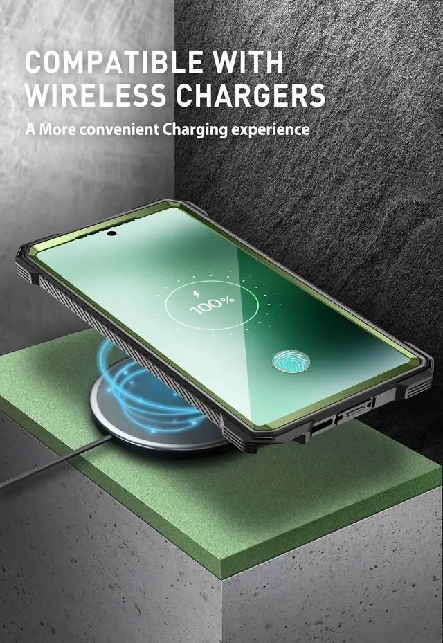 Alt view image 7 of 7 - i-Blason Armorbox Series Designed for Samsung Galaxy S23Ultra 5G (2023 Release), Full-Body Rugged Holster Bumper Case with Built-in Screen Protector & Kickstand (Guldan)