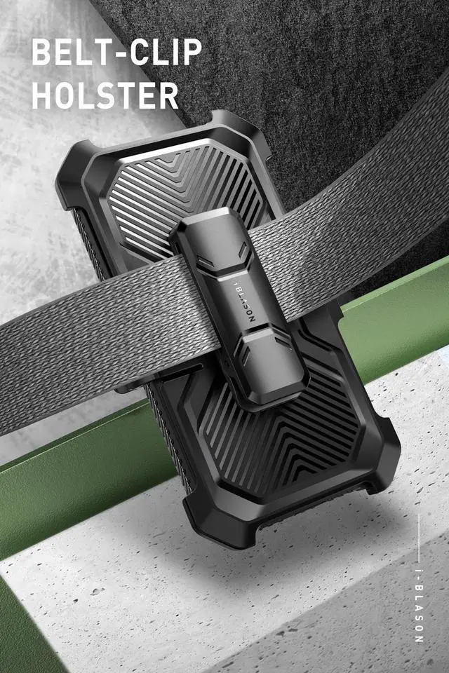 Alt view image 5 of 7 - i-Blason Armorbox Series Designed for Samsung Galaxy S23Ultra 5G (2023 Release), Full-Body Rugged Holster Bumper Case with Built-in Screen Protector & Kickstand (Guldan)