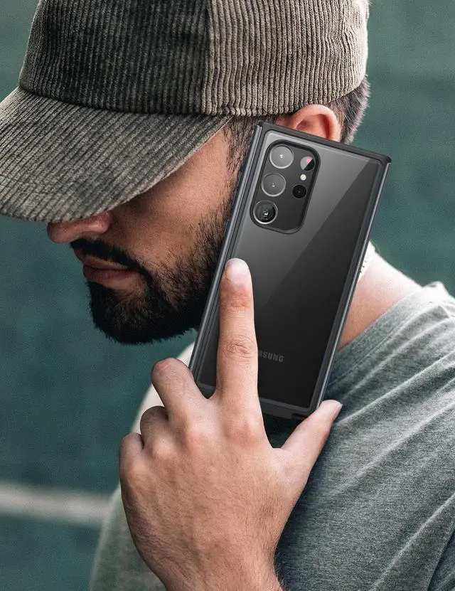 Alt view image 7 of 7 - SUPCASE c 360 Degree Bumper Shockproof Protective Cover Case for Samsung Galaxy S23 Ultra 5G (2023 Release)(Black)