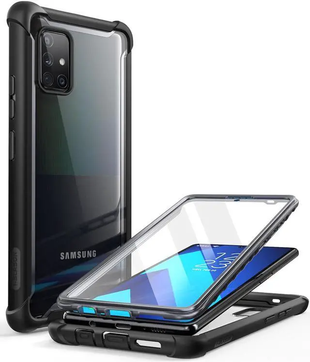 Alt view image 2 of 8 - I-BLASON For Samsung Galaxy A71 5G Case [ Not For A71 4G&A71 5G UW Version] Ares Full-Body Cover with Built-in Screen Protector