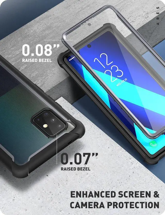 Alt view image 6 of 8 - I-BLASON For Samsung Galaxy A71 5G Case [ Not For A71 4G&A71 5G UW Version] Ares Full-Body Cover with Built-in Screen Protector