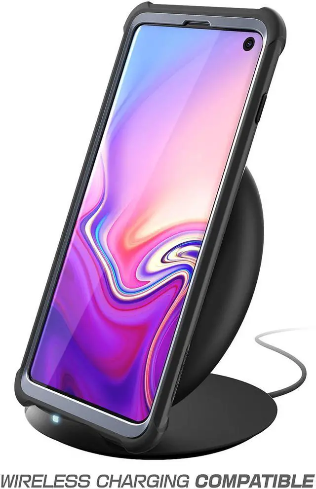 Alt view image 7 of 8 - I-BLASON For Samsung Galaxy S10 Case 6.1 inch Ares Full-Body Rugged Clear Bumper Cover WITHOUT Built-in Screen Protector