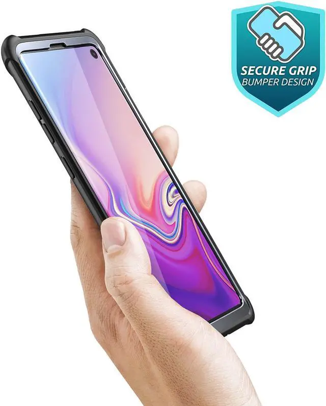 Alt view image 8 of 8 - I-BLASON For Samsung Galaxy S10 Case 6.1 inch Ares Full-Body Rugged Clear Bumper Cover WITHOUT Built-in Screen Protector