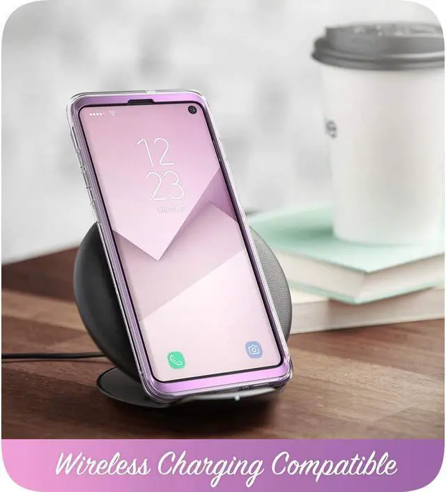 Alt view image 5 of 5 - i-Blason Cosmo Series Designed for Samsung Galaxy S10 Case Stylish Full-Body Protective Bumper Case Without Built-in Screen Protector for Galaxy S10 2019 Release, Purple