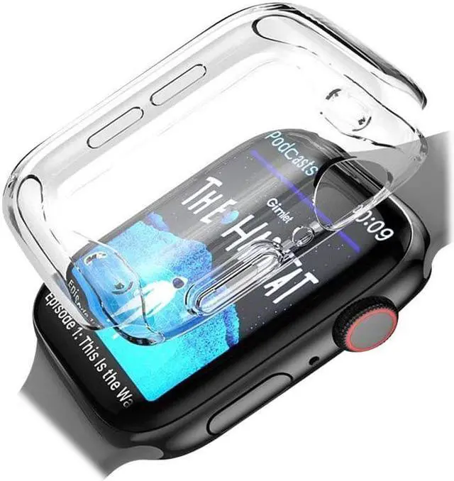 Alt view image 2 of 5 - SUPCASE Apple Watch 4 Case 40mm 2018, [Built-in Screen Protector] Soft TPU Protector Case [2 Color Combination Pack] for Apple Watch Series 4 40mm