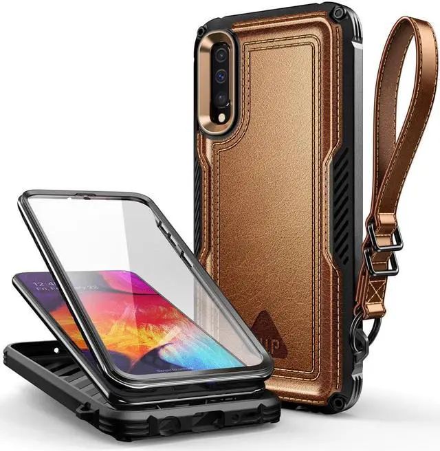 Main image of Galaxy A50 Unicorn Beetle Royal Leather Case-Brown