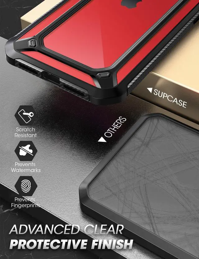 Alt view image 5 of 7 - SupCase Unicorn Beetle EXO Series Case for iPhone 12 / iPhone 12 Pro (2020 Release) 6.1 Inch, Premium Hybrid Protective Clear Bumper Case (Black)