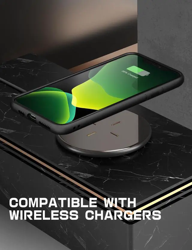 Alt view image 6 of 7 - Supcase Unicorn Beetle Style Series Case Designed for Iphone 11 Pro Max 6.5 Inch (2019 Release), Premium Hybrid Protective Clear Case (Black)