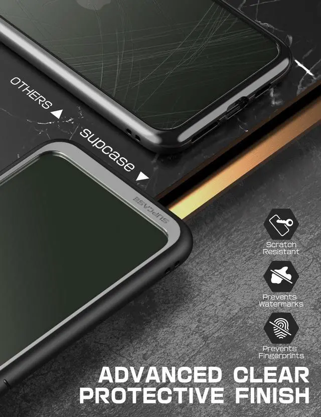 Alt view image 4 of 7 - Supcase Unicorn Beetle Style Series Case Designed for Iphone 11 Pro Max 6.5 Inch (2019 Release), Premium Hybrid Protective Clear Case (Black)