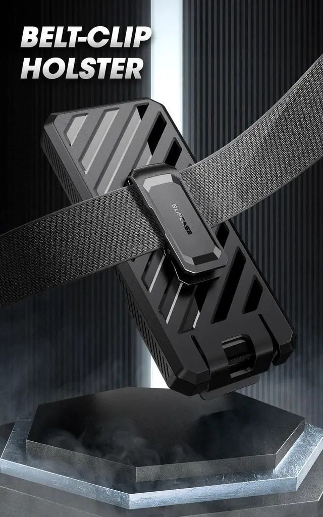 Alt view image 7 of 7 - SUPCASE Unicorn Beetle Case for Galaxy Z Fold 4 5G (2022), [Rugged Belt Clip] Shockproof Protective Case with Built-in Screen Protector & Kickstand (Titl)