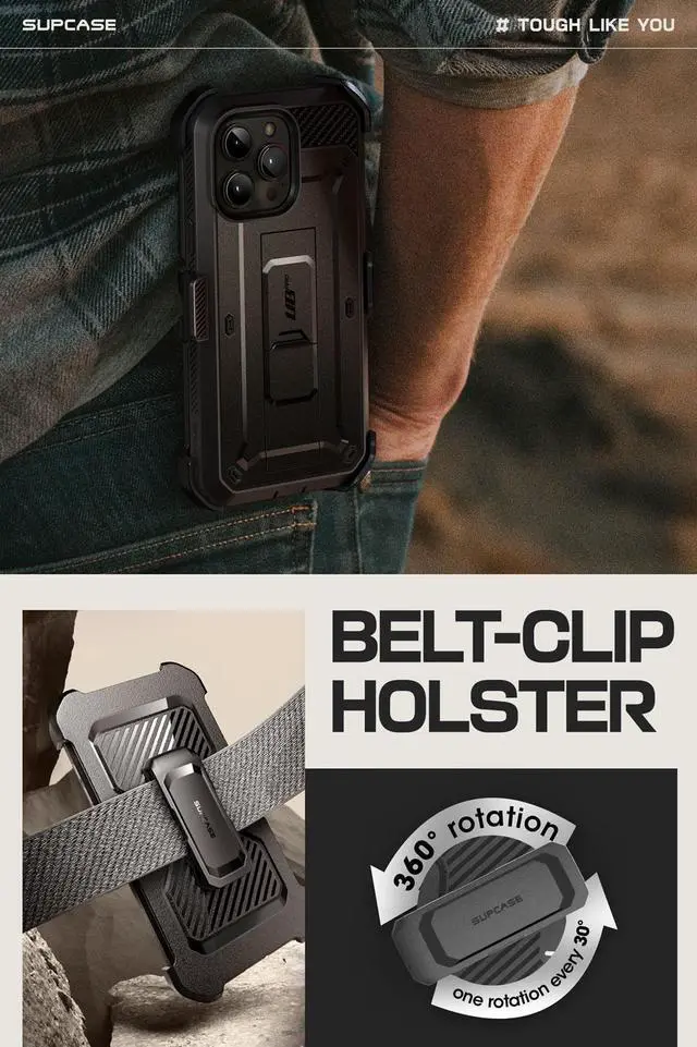 Alt view image 5 of 7 - IPHONE 15 PRO 6.1 INCH UNICORN BEETLE PRO RUGGED CASE