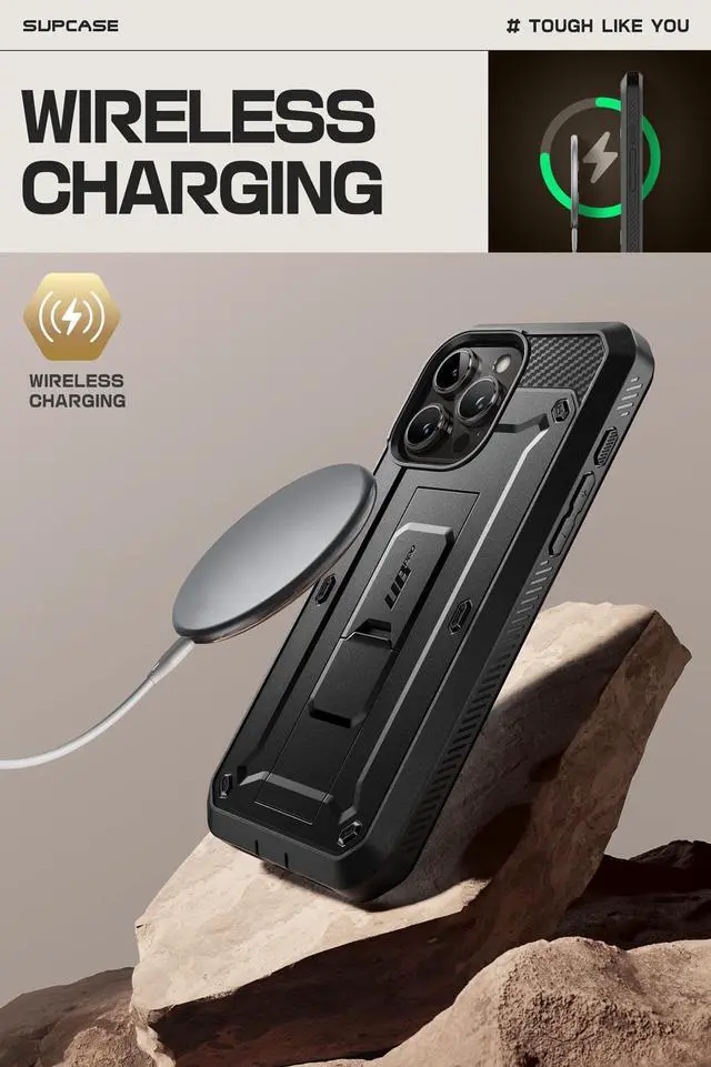 Alt view image 6 of 7 - IPHONE 15 PRO 6.1 INCH UNICORN BEETLE PRO RUGGED CASE