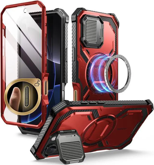 i-Blason Armorbox for iPhone 16 Pro Max Case MagSafe Cover [Camera