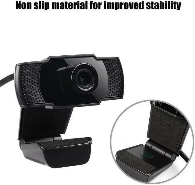 Alt view image 4 of 6 - HD 1080P Webcam Desktop Laptop Computer PC Camera Built in Microphone Clip-On for Video Calling Video Conferencing Autofocus Dual Mic USB 2.0 Web Cam