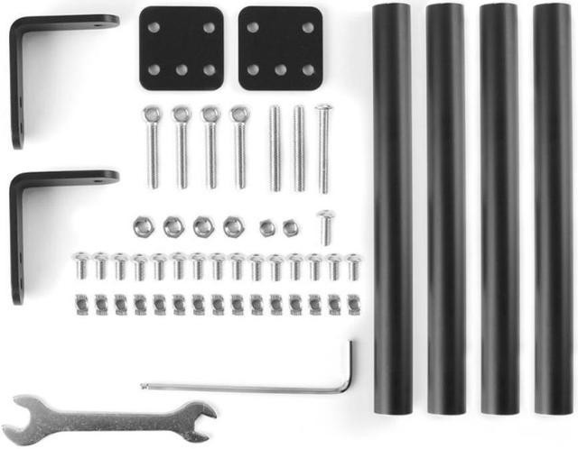 Senmubery for Creality Ender-3 3S 3Pro V2 3D Printer Supporting Pull Rod Kit Aluminum Alloy Tie Rod Set Fixed Support Frame Kit 